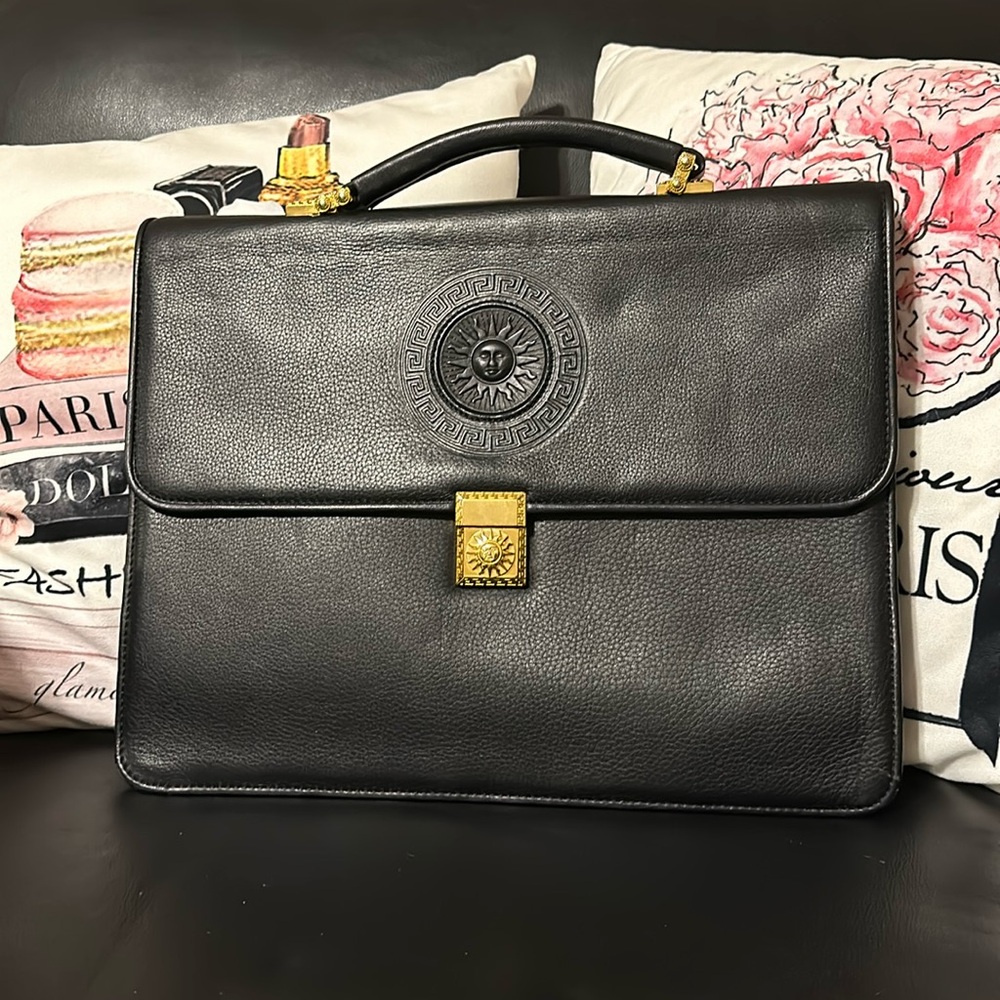 Gianni Versace vintage briefcase
